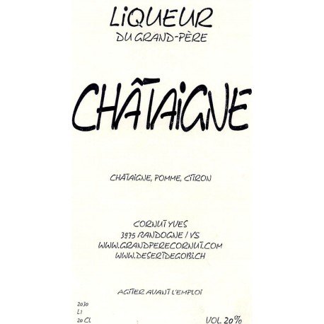 Liqueur Chataigne 20 cl