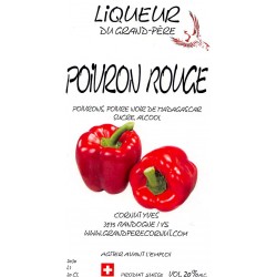 Liqueur Poivron Rouge 20 cl