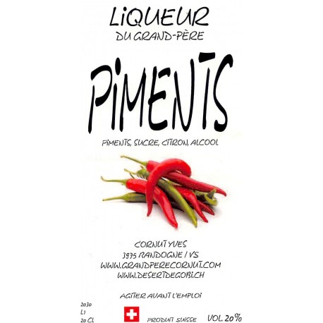 Liqueur Piments 20 cl